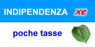 indipendenza xe poche tasse