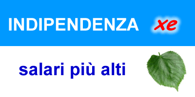 indipendenza xe salari pì alti