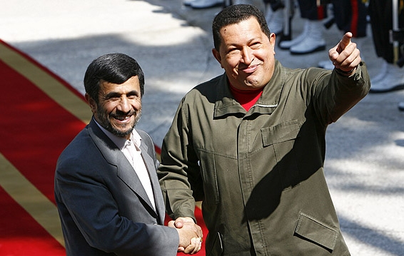 Hugo-Chavez e Ahmadinejad